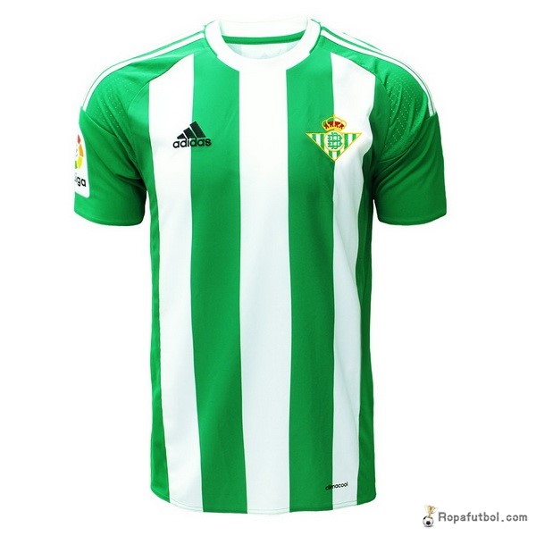 Camiseta Real Betis Replica Primera Ropa 2016/17 Verde Blanco